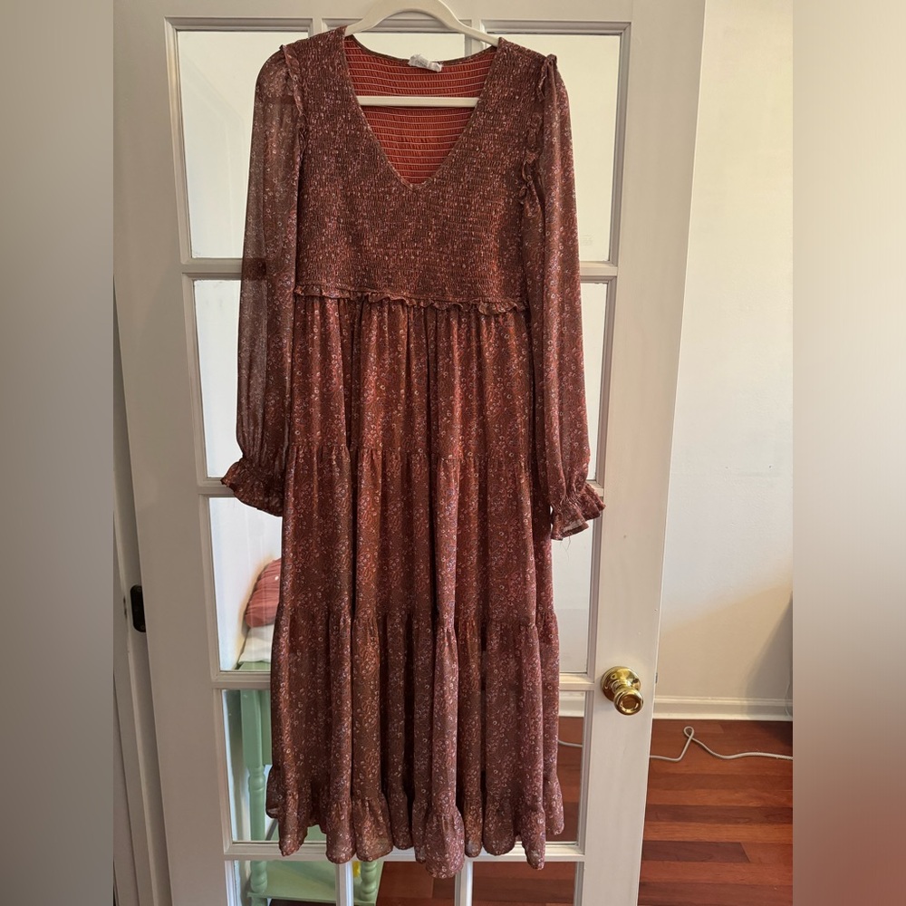 & Merci Maxi Dress, size L.